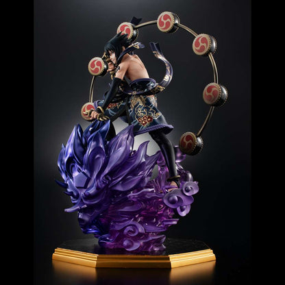 NARUTO-SHIPPUDEN-NARUTO SASUKE GOD SET STATUA MEGAHOUSE