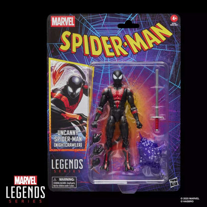 HASBRO SPIDER-MAN & NIGHTCRAWLER - MARVEL LEGENDS VINTAGE UNCANNY SPIDER-MAN ACTION FIGURE