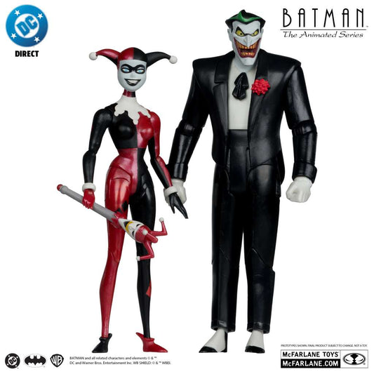 BATMAN ANIM COM HARLEY &  JOKER MADLOVE