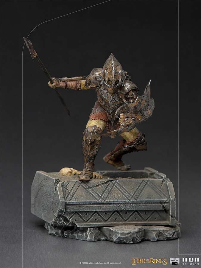 IRON STUDIOS LOTR ARMORED ORC ART 1/10 STATUA 20 cm