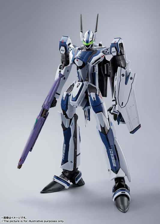 MACROSS FRONTIER DX CHOGOKIN DIECAST ACTION FIGURA VF-25 MESSIAH VALKYRIE WORLDWIDE ANNIV. 34 CM BANDAI TAMASHII NATIONS