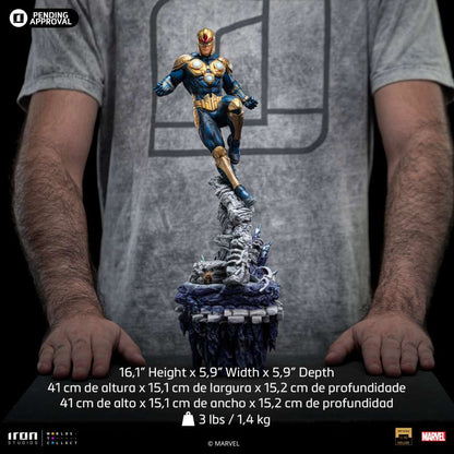IRON STUDIOS INFINITY GAUNTLET NOVA DLX 1/10 STATUA 41 cm