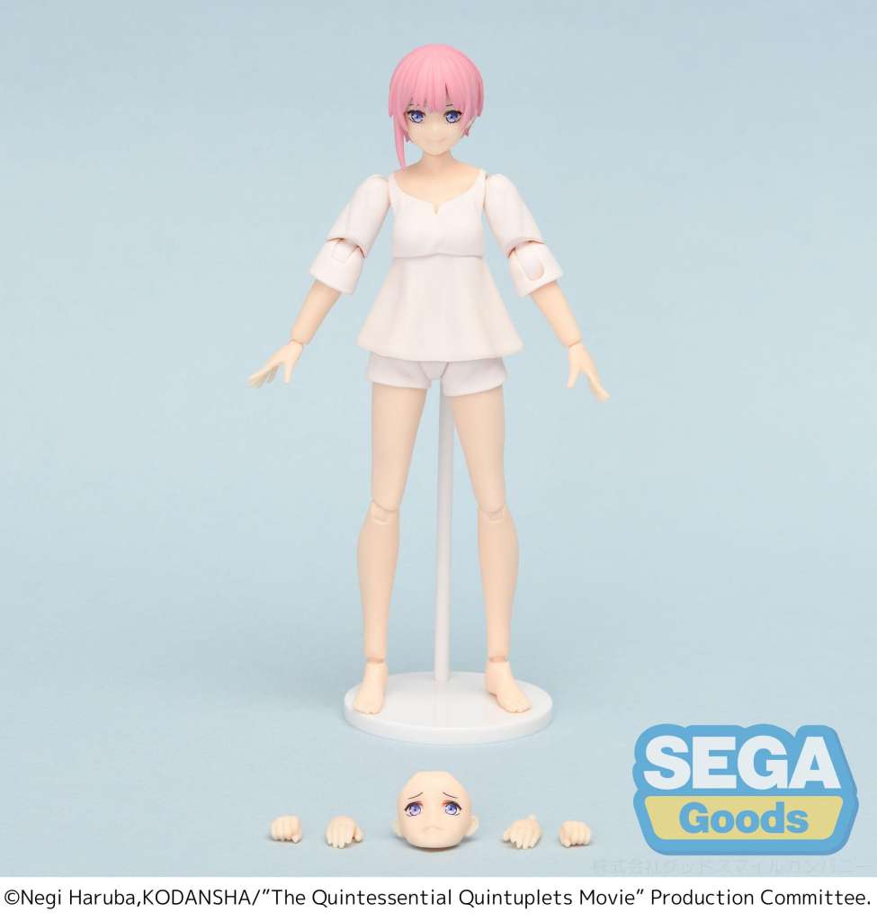 THE QUINTESSENTIAL QUINTUPLETS ACTION FIGURES ICHIKA NAKANO 14 CM SEGA