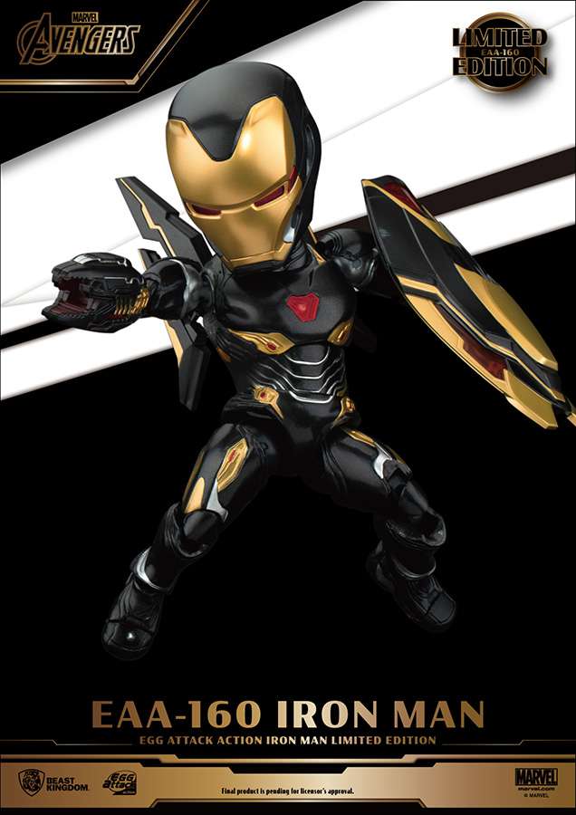 BEAST KINGDOM EGG ATTACK ACT AVENGERS IRON MAN LTD ED ACTION FIGURE 16 cm LIMITED EDITION