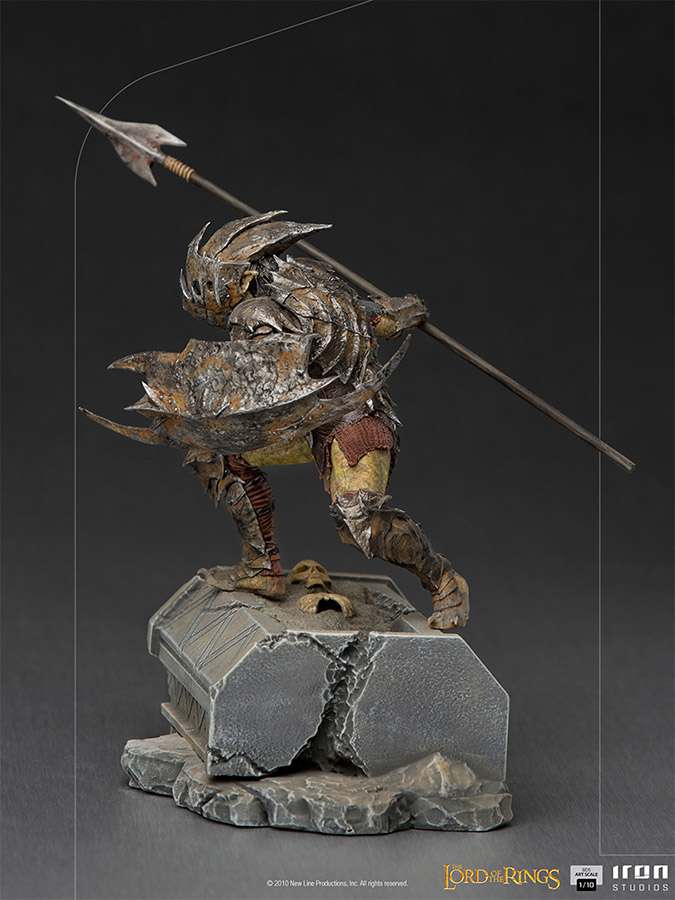 IRON STUDIOS LOTR ARMORED ORC ART 1/10 STATUA 20 cm