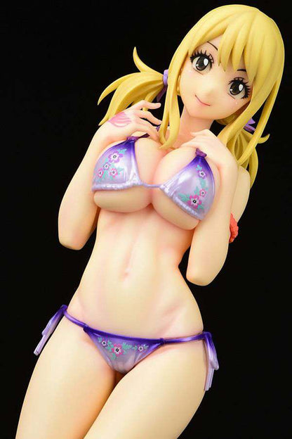 ORCATOYS FAIRY TAIL LUCY HEART SWIM TWIN TAIL ST STATUA 27 cm