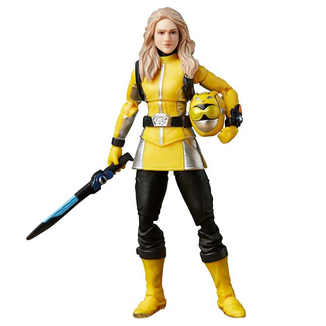 HASBRO POWER RANGERS BM YELLOW RANGER AF ACTION FIGURE
