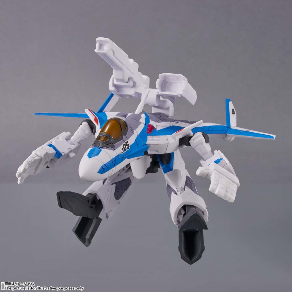 BANDAI MACROSS VF-31J SIEGFRIED FREYJA TINY SES ACTION FIGURE 10 cm