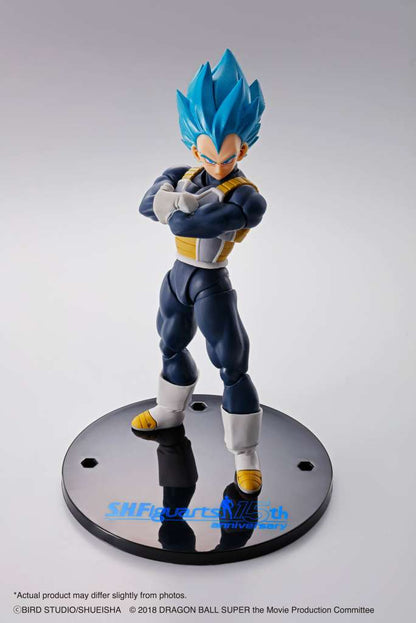 Dragon Ball Super S.h. Figuarts Vegeta Super Saiyan Blu (15° Anniversary) 14 Cm