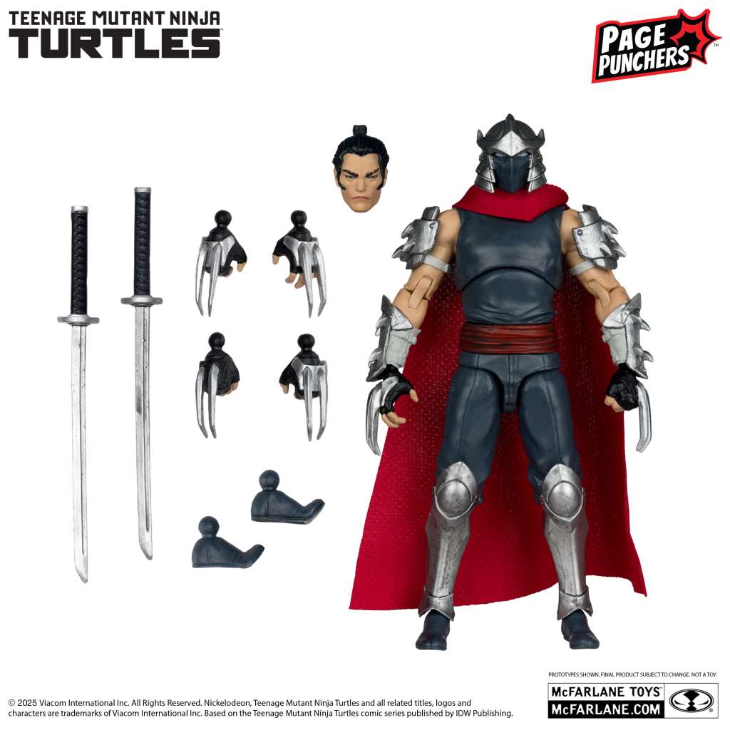 TMNT 5INCH FIGURE WITH COMIC ASS SET (6)