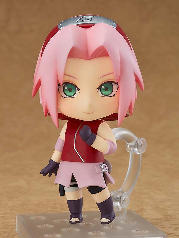 NARUTO SHIPPUDEN NENDOROID PVC ACTION FIGURA SAKURA HARUNO 10 CM GOOD SMILE COMPANY
