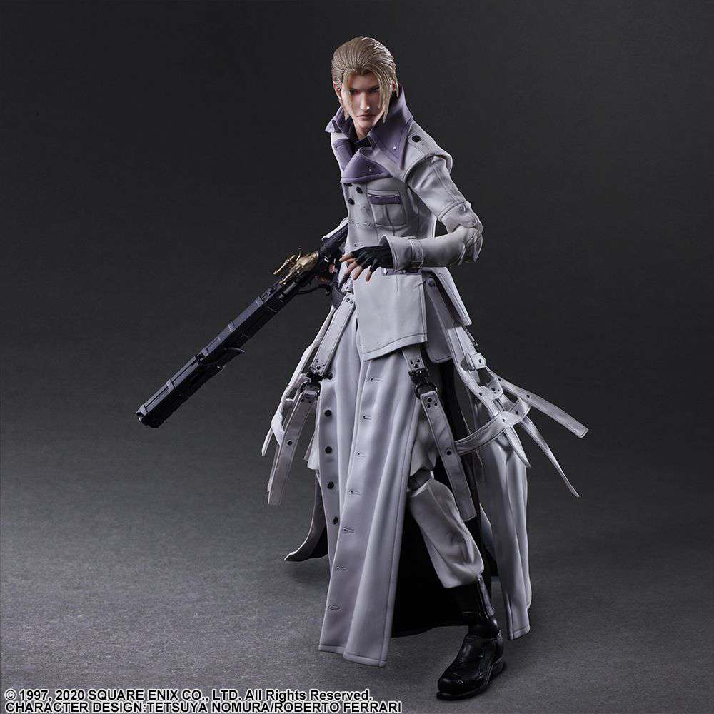 SQUARE ENIX FF VII REMAKE RUFUS SHINRA PLAY ARTS KAI ACTION FIGURE 27 cm