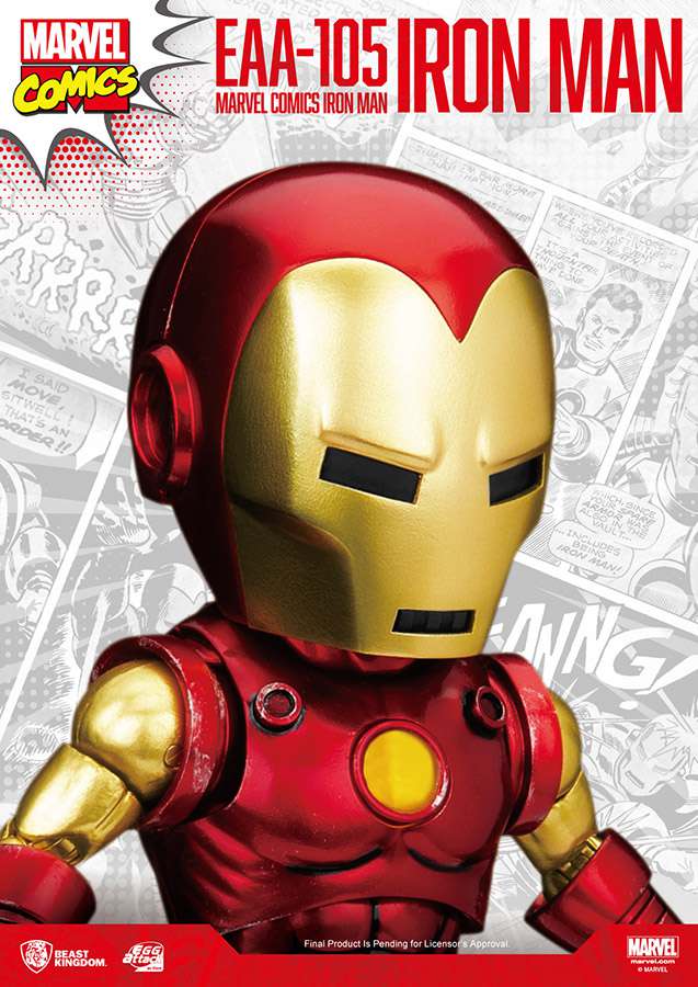 BEAST KINGDOM EGG ATTACK ACT CLASSIC IRON MAN ACTION FIGURE