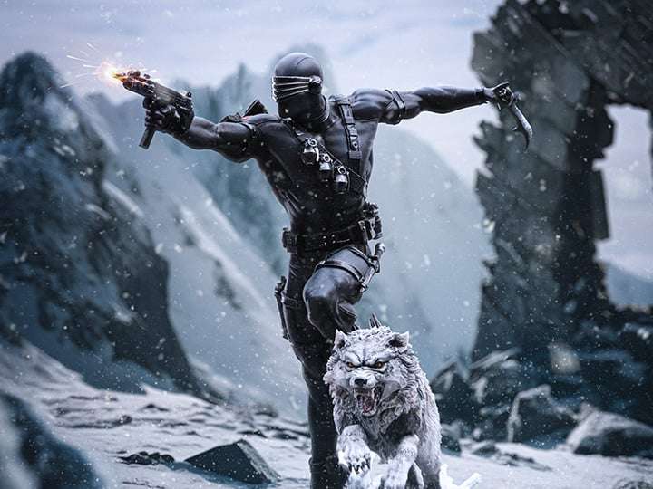 GI JOE SNAKE EYES 1/10 STATUE