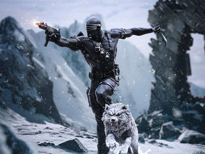 GI JOE SNAKE EYES 1/10 STATUE