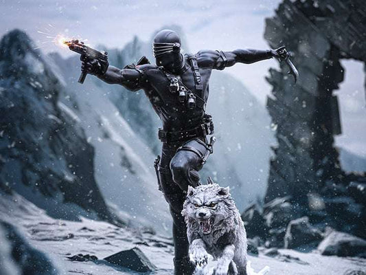 GI JOE SNAKE EYES 1/10 STATUE