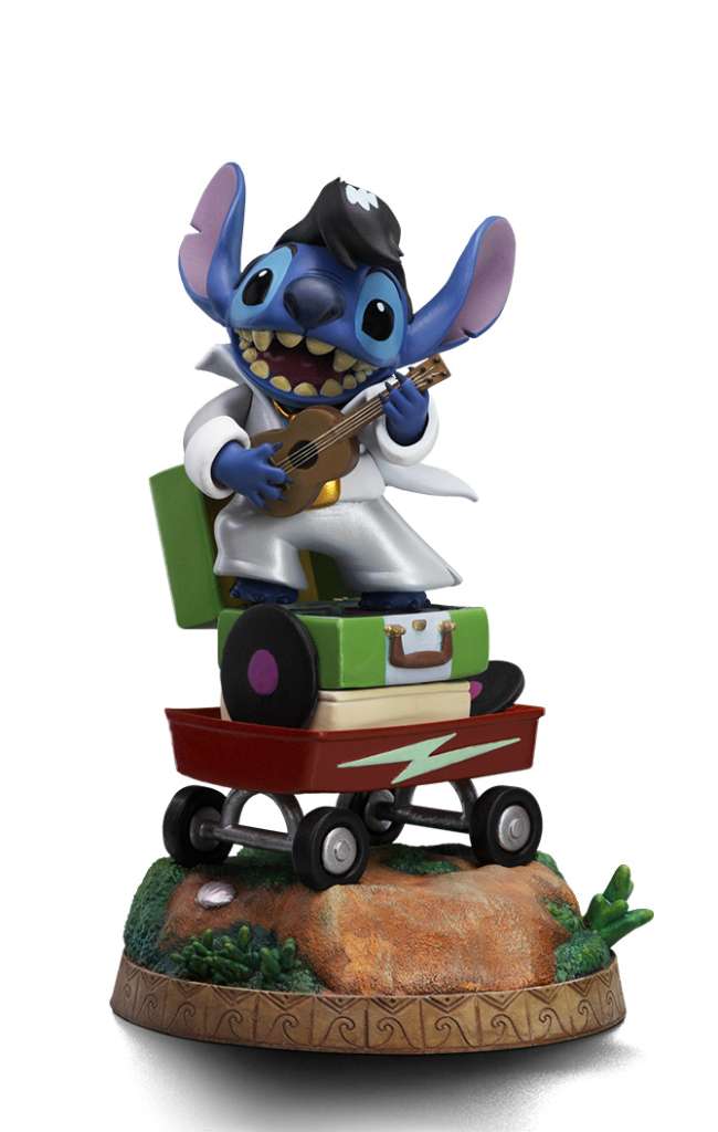 IRON STUDIOS STITCH KING ROCK 1/10 STATUA 17 cm