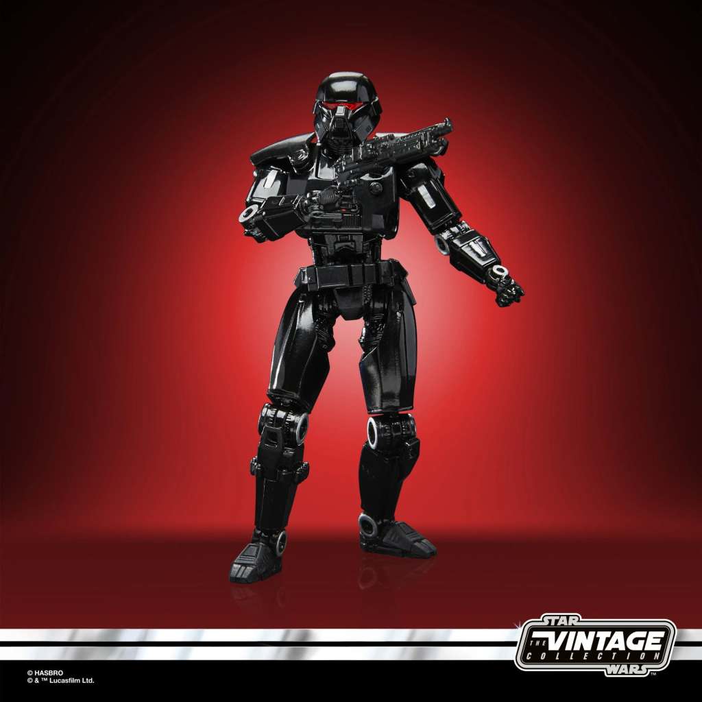 STAR WARS: THE MANDALORIAN VINTAGE COLLECTION ACTION FIGURA 2022 DARK TROOPER 10 CM HASBRO