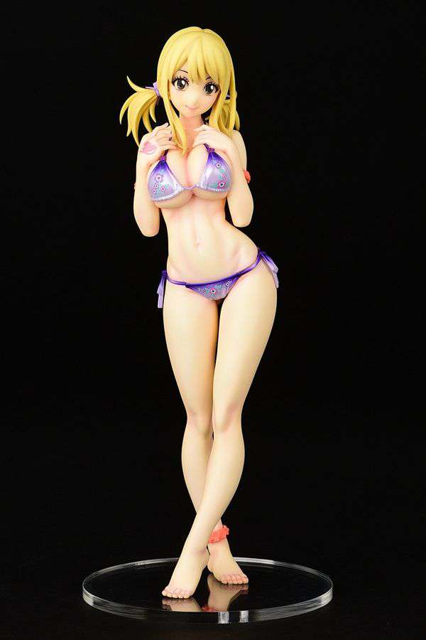 ORCATOYS FAIRY TAIL LUCY HEART SWIM TWIN TAIL ST STATUA 27 cm