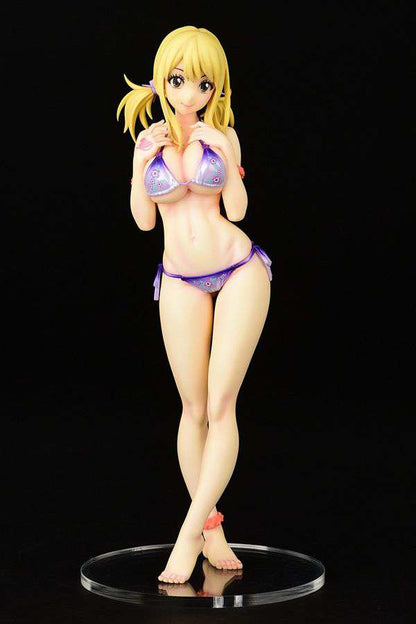 ORCATOYS FAIRY TAIL LUCY HEART SWIM TWIN TAIL ST STATUA 27 cm