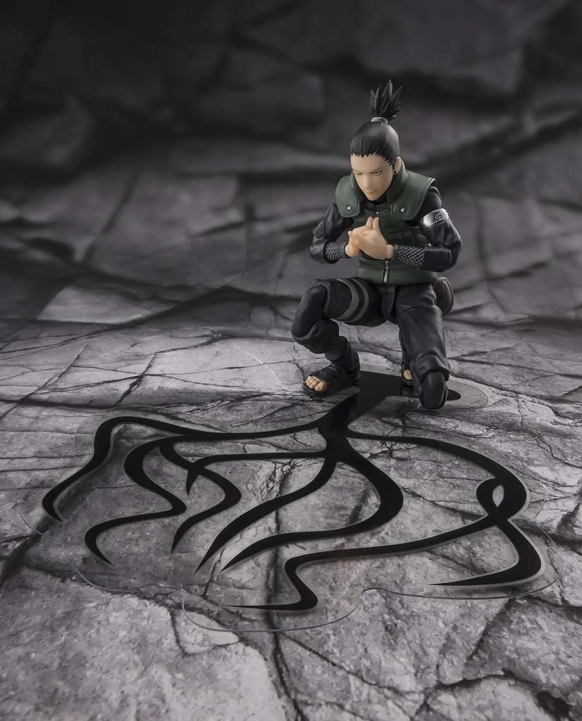 NARUTO SHIPPUDEN S.H. FIGUARTS ACTION FIGURA SHIKAMURA NARA BRILLIANT STRATEGIST 15 CM BANDAI TAMASHII NATIONS