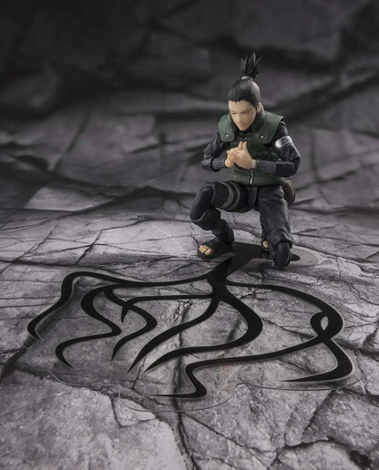 NARUTO SHIPPUDEN S.H. FIGUARTS ACTION FIGURA SHIKAMURA NARA BRILLIANT STRATEGIST 15 CM BANDAI TAMASHII NATIONS