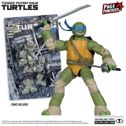 TMNT 5INCH FIGURE WITH COMIC ASS SET (6)