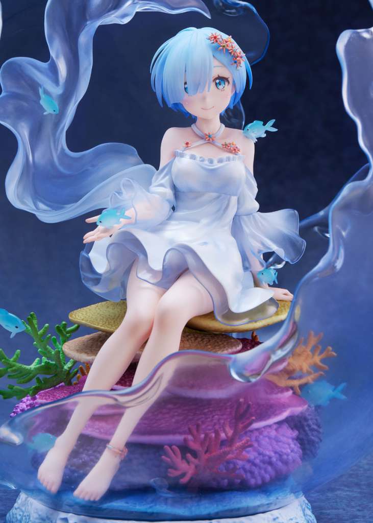 FURYU RE ZERO REM AQUA ORB 1/7 STATUA 25 cm