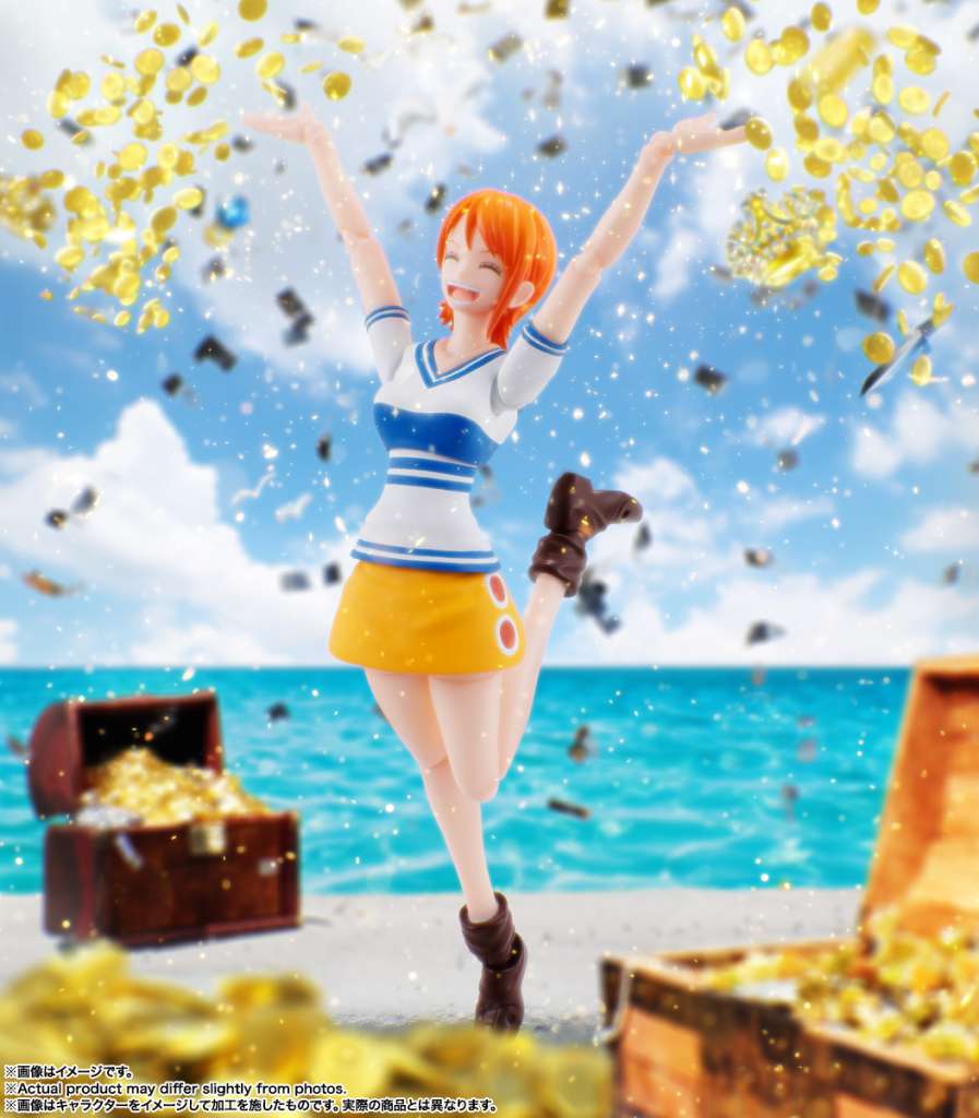 ONE PIECE S.H. FIGUARTS ACTION FIGURA NAMI ROMANCE DAWN 14 CM BANDAI TAMASHII NATIONS