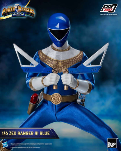 THREEA TOYS/THREEZERO POWER RANGERS ZEO RANGER III BLUE 1/6 ACTION FIGURE 30 cm