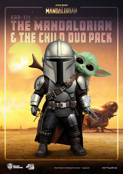 STAR WARS UOVA AA MANDALORIAN & THE BAMBINO DUO PK ACTION FIGURA BEAST KINGDOM