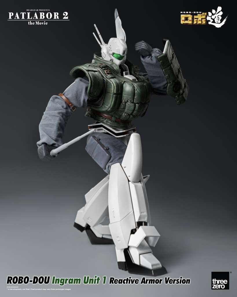 PATLABOR 2 MOVIE ROBODOU INGRAM U1 ARM V ACTION FIGURA THREEA TOYS/THREEZERO