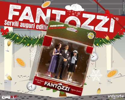 INFINITE STATUE FANTOZZI FAMIGLIA FANTOZZI RAG UGO SERVILI AUGURI EDITION CINEMINI PVC MINI FIGURA 10 cm
