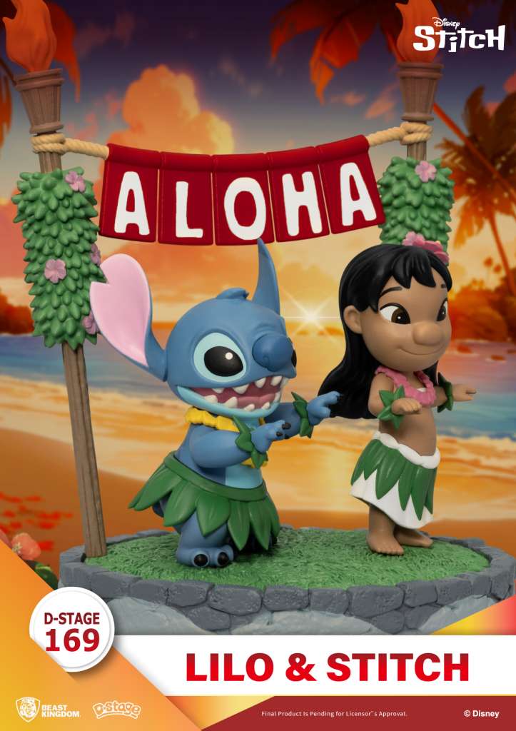 BEAST KINGDOM LILO & STITCH STITCH D-STAGE STATUA 16 cm