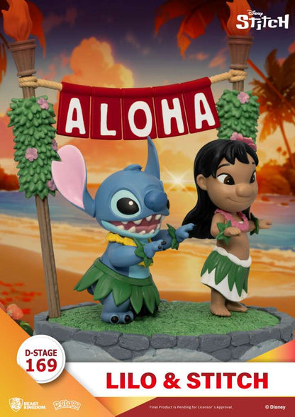 BEAST KINGDOM LILO & STITCH STITCH D-STAGE STATUA 16 cm