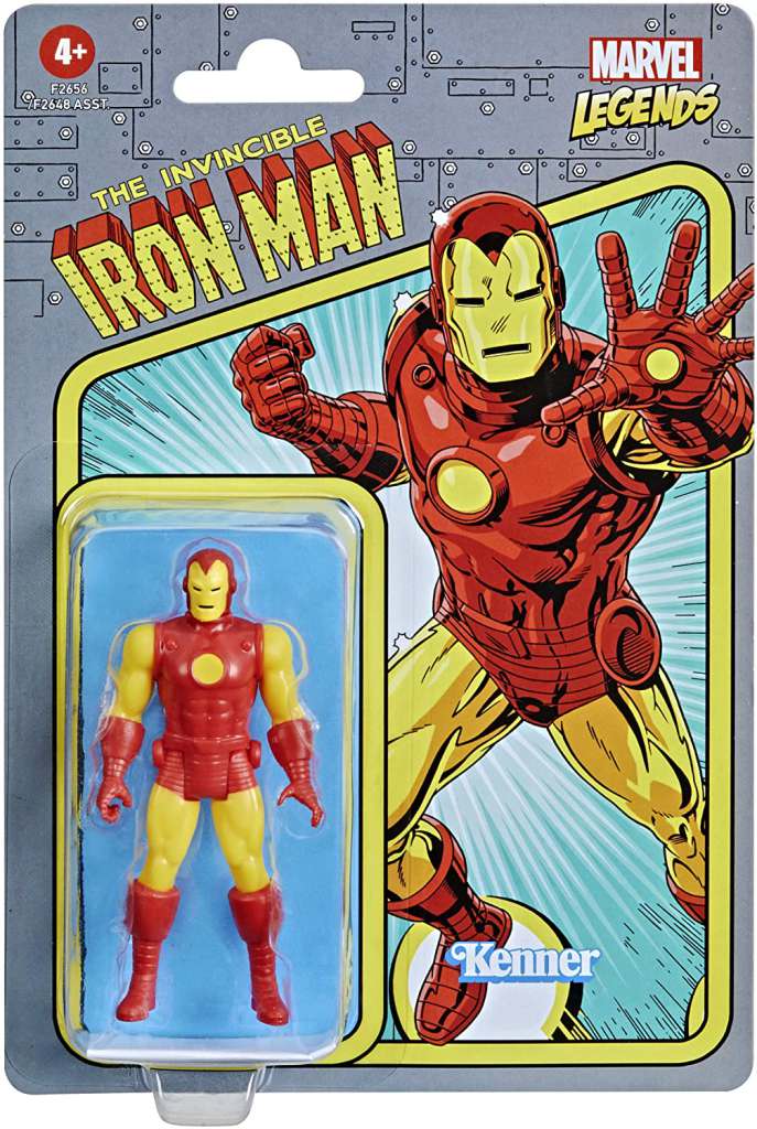 HASBRO IRON MAN - MARVEL LEGENDS RETRO AF ACTION FIGURE