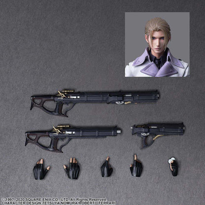 SQUARE ENIX FF VII REMAKE RUFUS SHINRA PLAY ARTS KAI ACTION FIGURE 27 cm
