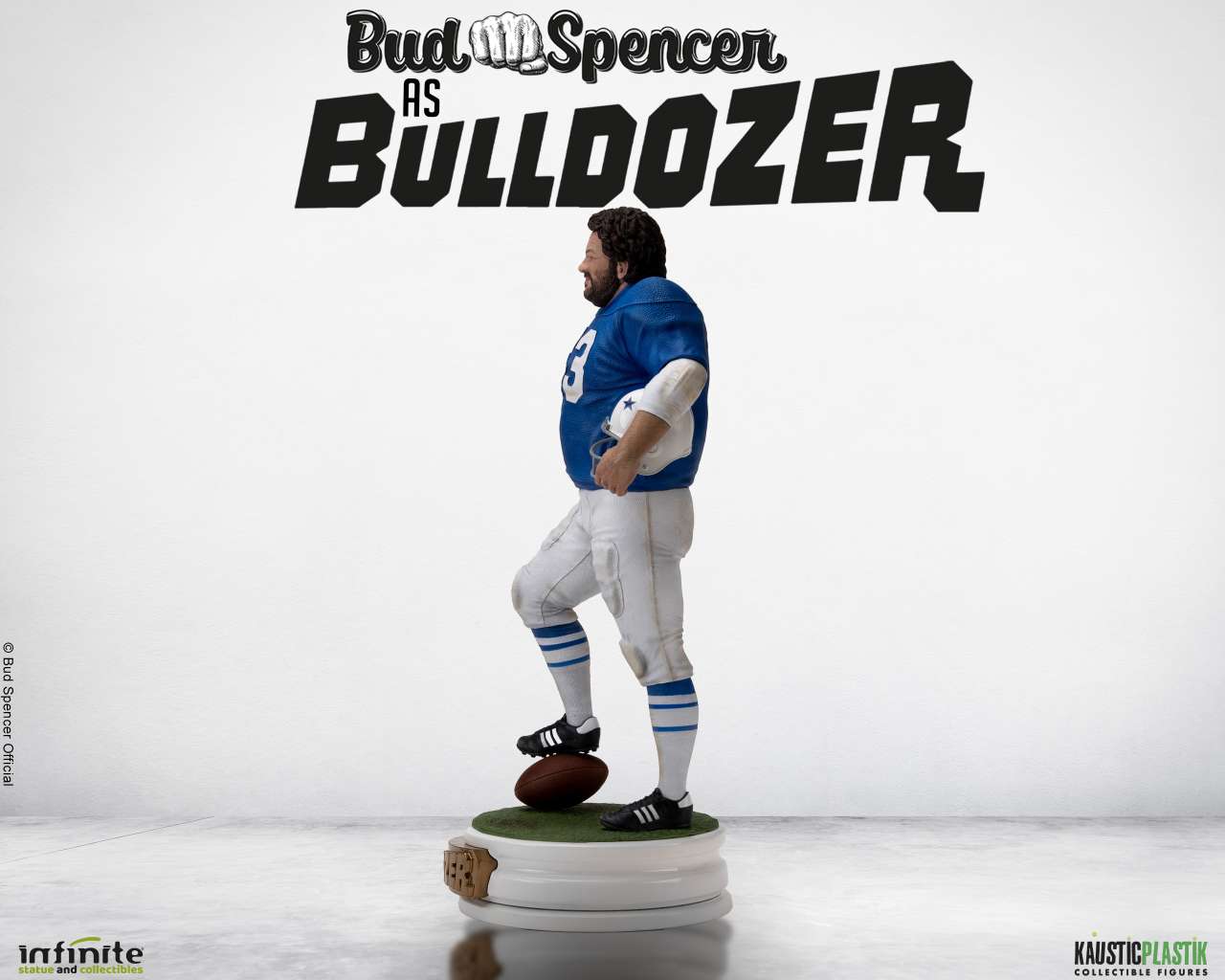 BUD SPENCER AS BULLDOZER RESIN STATUE