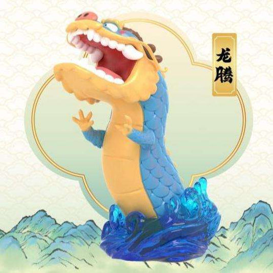 FUNISM ALEXANDER FAT TIGER LONG TENG HU YE BLIND BOX DISPLAY (8) MINI FIGURA 8 cm