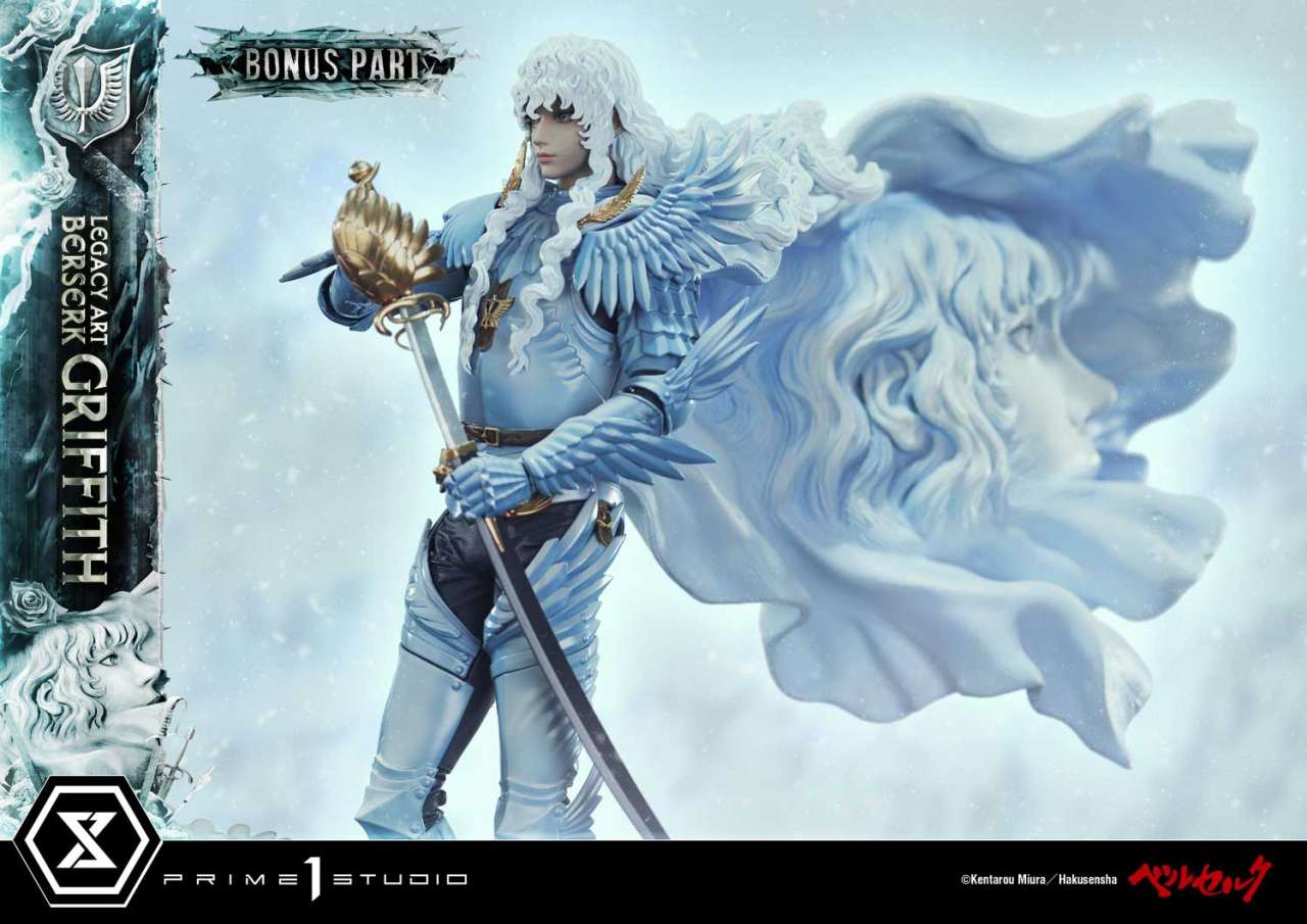 PRIME 1 - BERSERK GRIFFITH LEGACY ART BONUS VER. STATUA H: 56cm W: 40cm D: 21cm