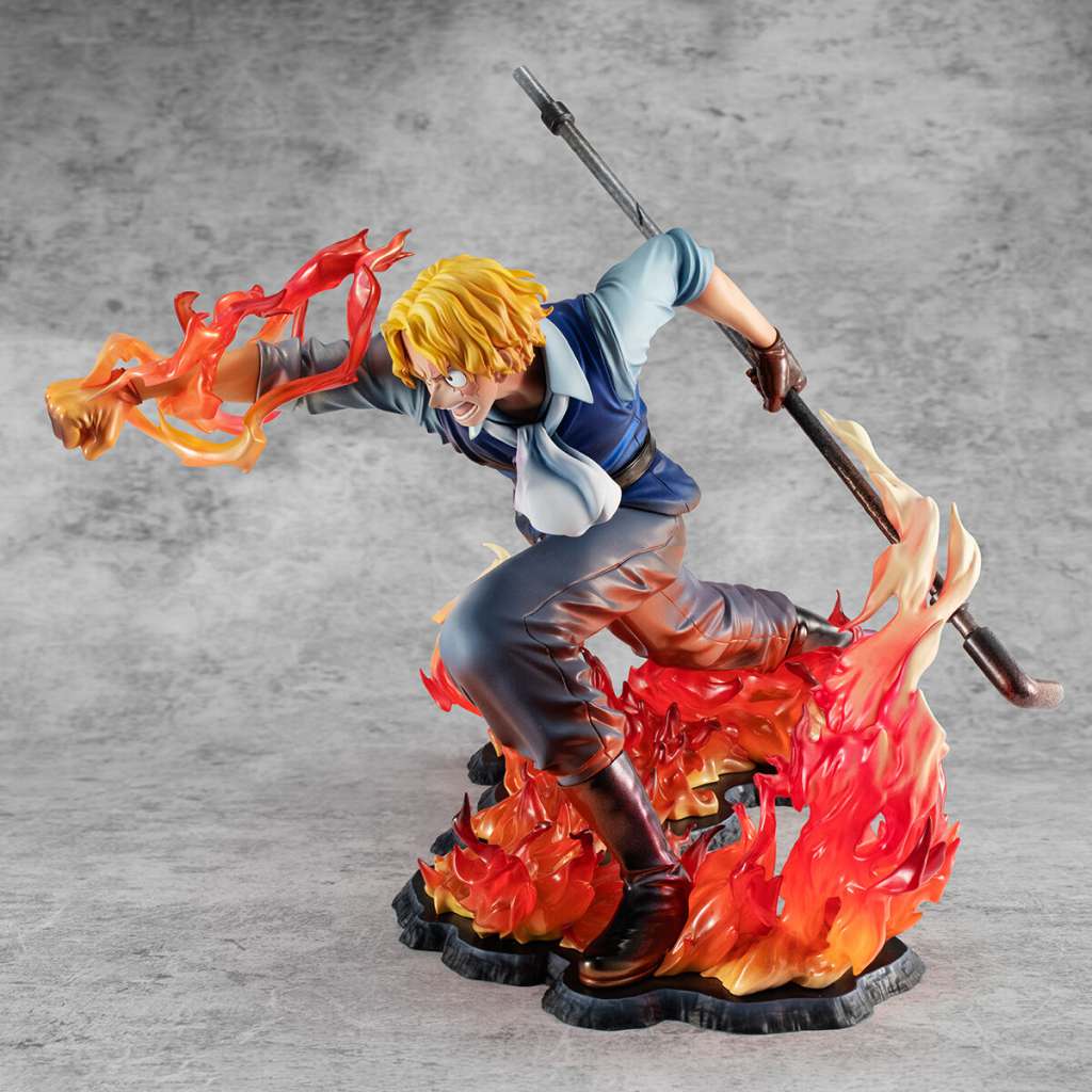 ONE PIECE P.O.P. LIMITED EDITION STATUA SABO FIRE FIST 15 CM 1/8 MEGAHOUSE