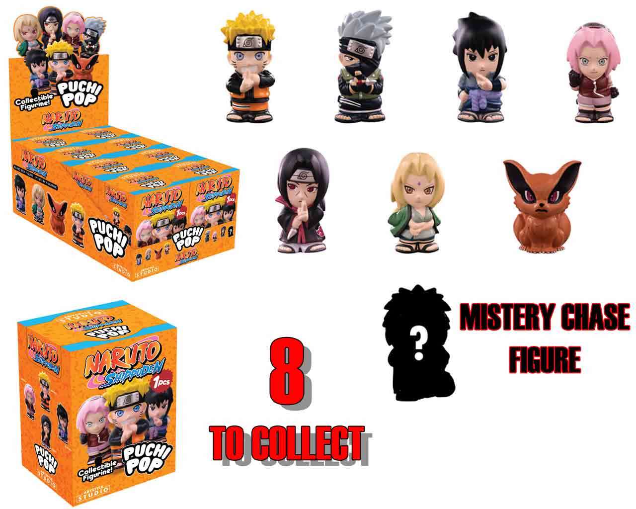 NARUTO PUCHIPOP BLIND BOX DISPLAY (8)