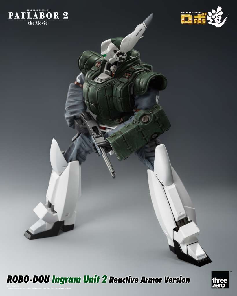 PATLABOR 2: THE MOVIE ROBO-DOU ACTION FIGURA INGRAM UNIT 2 REACTIVE ARMOR VERSION 23 CM THREEZERO