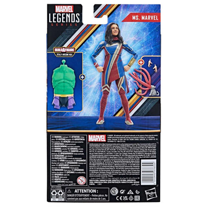 THE MARVELS MARVEL LEGENDS ACTION FIGURA MS. MARVEL (BAF: TOTALLY AWESOME HULK) 15 CM HASBRO