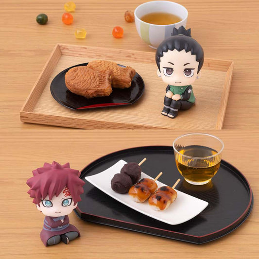 NARUTO SHIPPUDEN LOOK UP PVC STATUAS NARA SHIKAMARU&GAARA SET 11 CM MEGAHOUSE