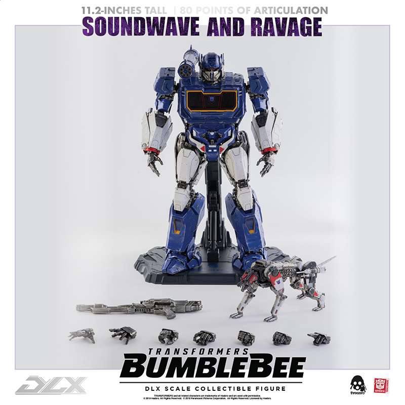BUMBLEBEE SOUNDWAVE AND RAVAGE DLX AF