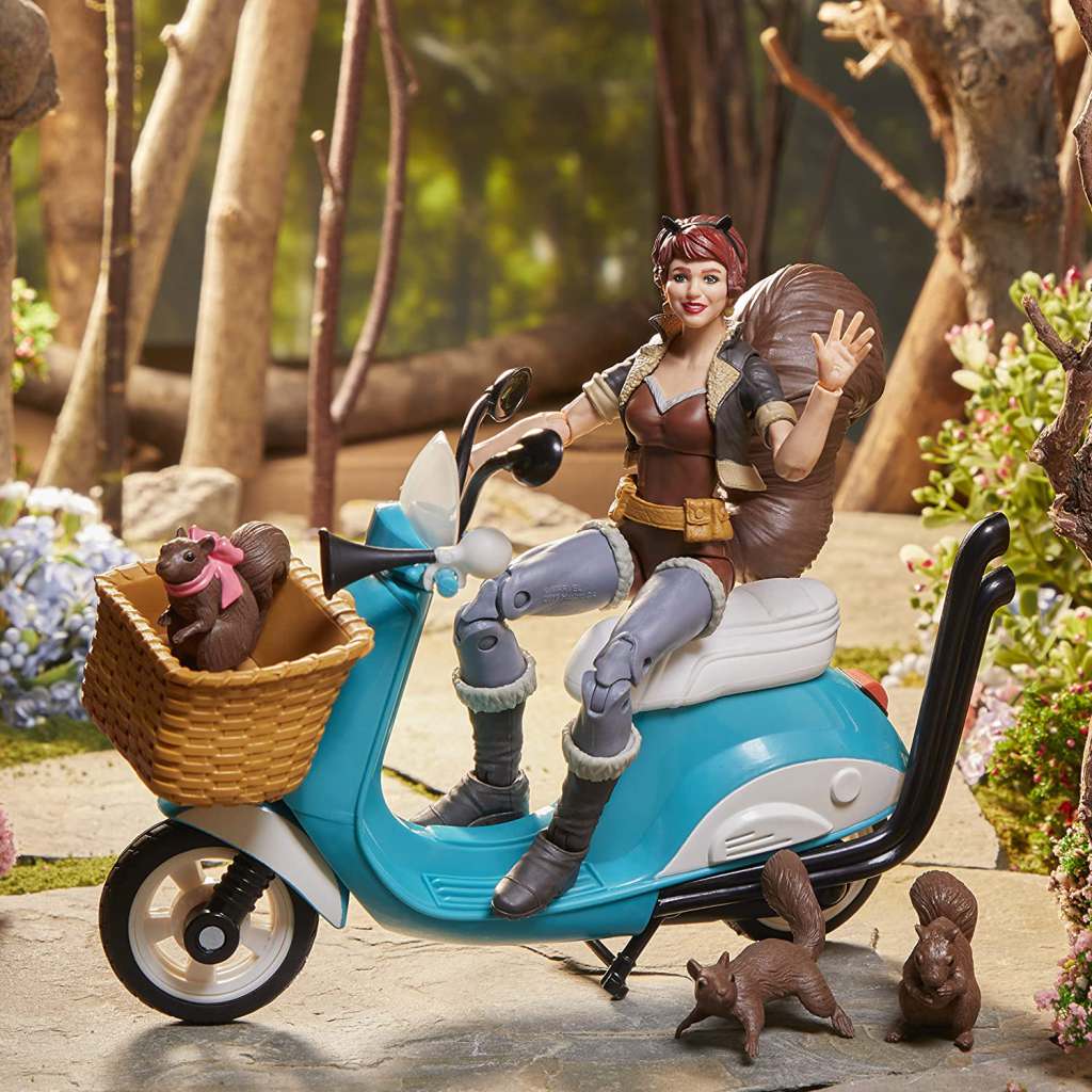 HASBRO - MARVEL LEGENDS SQUIRREL GIRL+SCOOTER AF ACTION FIGURE