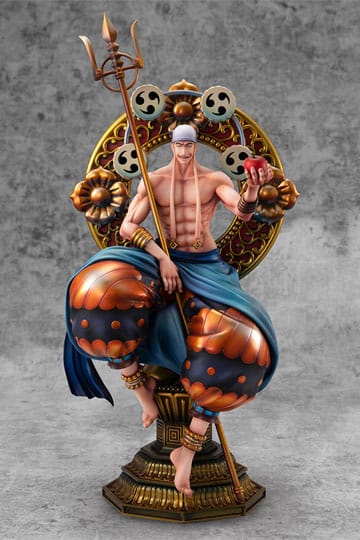 One Piece P.O.P PVC Statue Neo Maximum The only God of Skypiea Enel 34 cm