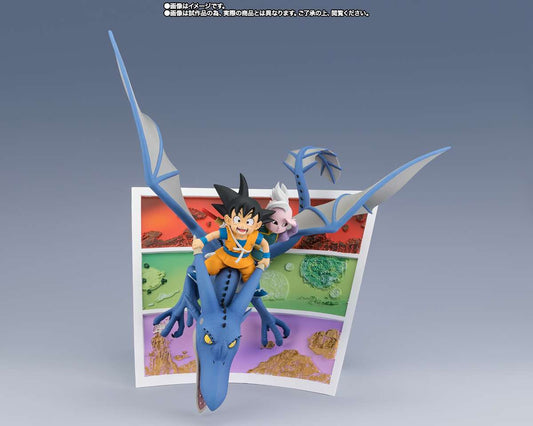 DRAGON BALL FIGUARTS ZERO STATUE DI SON GOKU & SUPREME KAI (MINI) 23 CM BANDAI TAMASHII