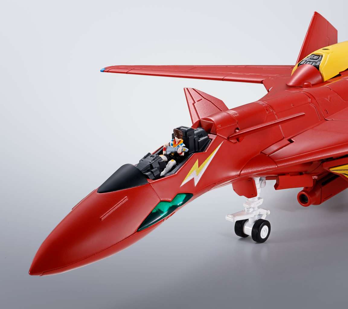 BANDAI HI-METAL MACROSS 7 VF-19 CUSTOM FIRE VALKYRIE HI-METAL ACTION FIGURE 14 cm
